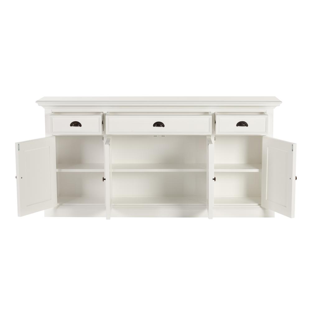 Halifax Classic White Buffet Console Table. Picture 2