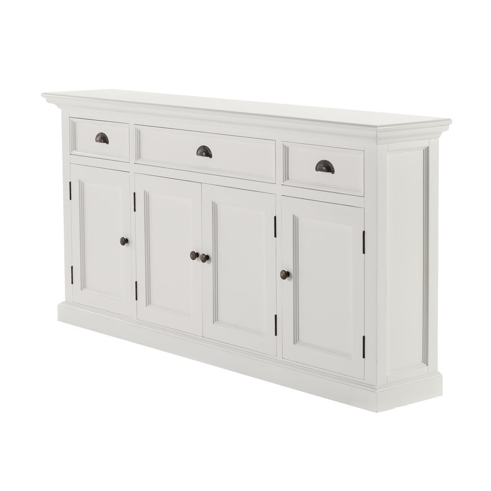 Halifax Classic White Buffet Console Table. Picture 3