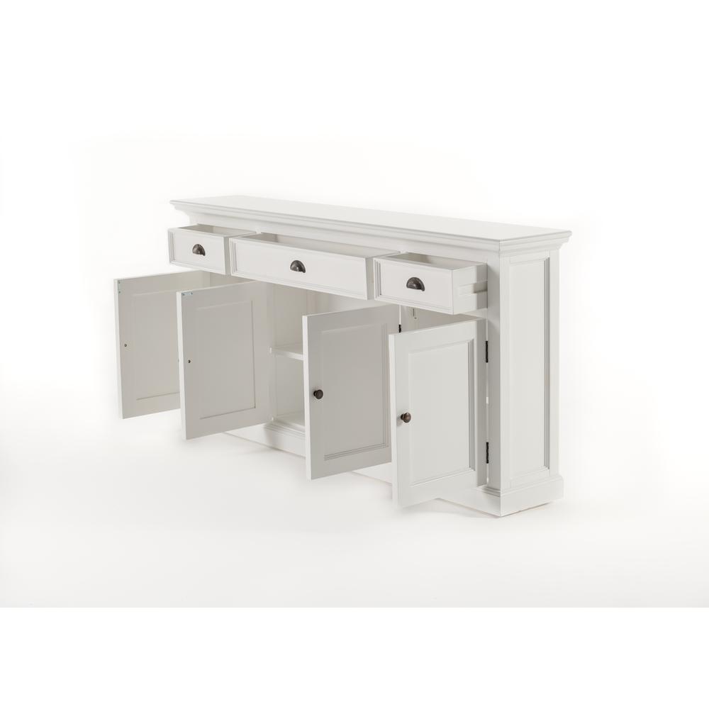 Halifax Classic White Buffet Console Table. Picture 11