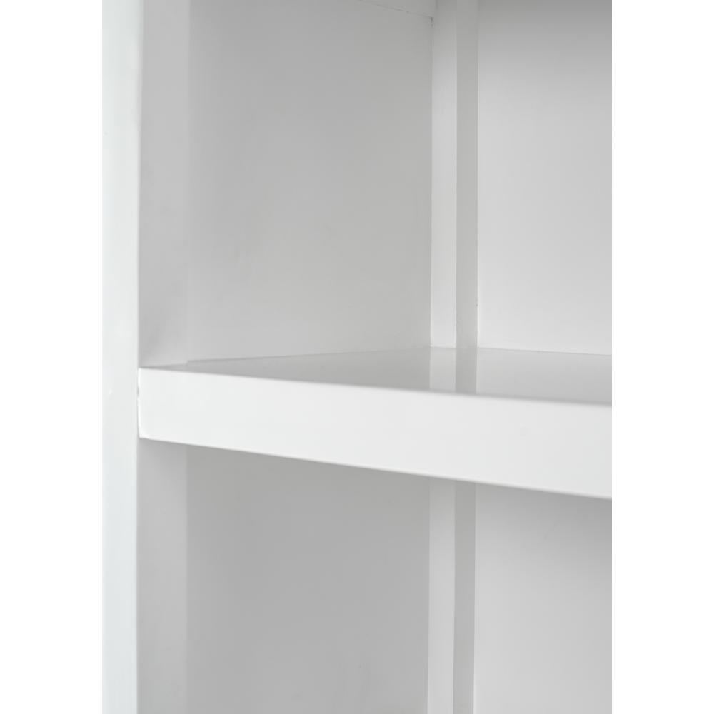 Halifax Classic White Bookcase with 5 Shelves. Picture 14