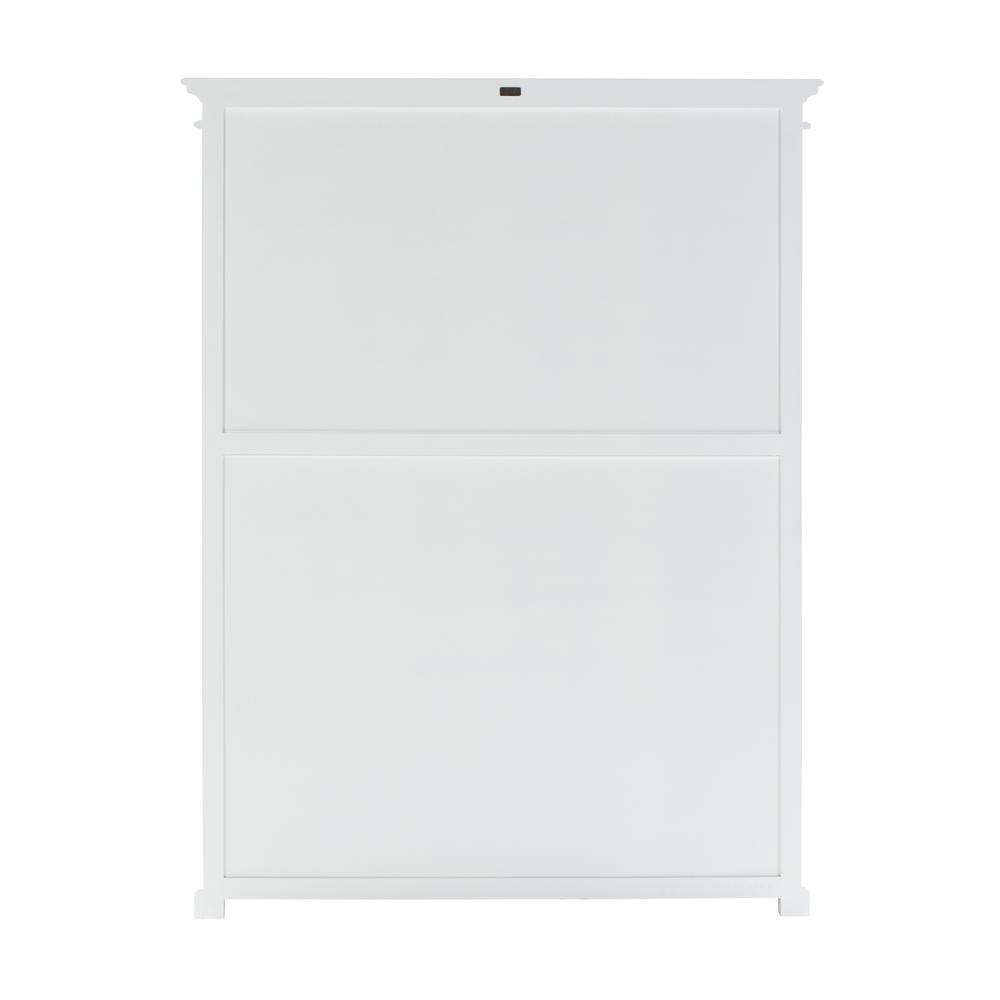 Halifax Classic White Bookcase with 5 Shelves. Picture 5