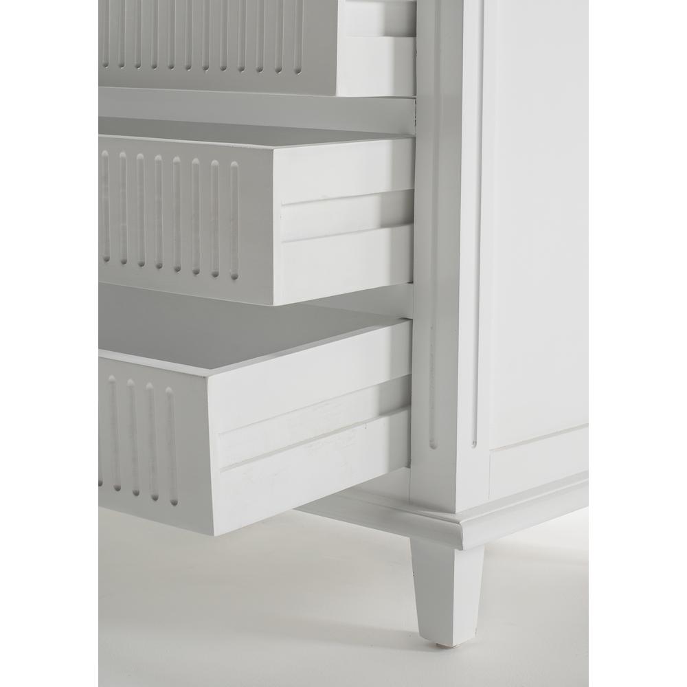 Skansen Classic White Bookcase with 3 Drawers. Picture 16