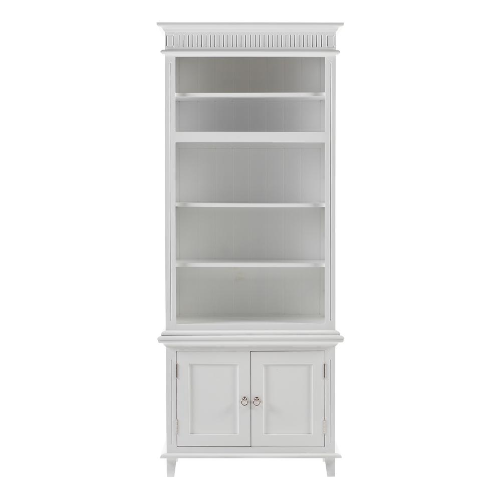 Versatile Classic White Hutch Cabinet with Adjustable Shelves, Belen Kox. Picture 1