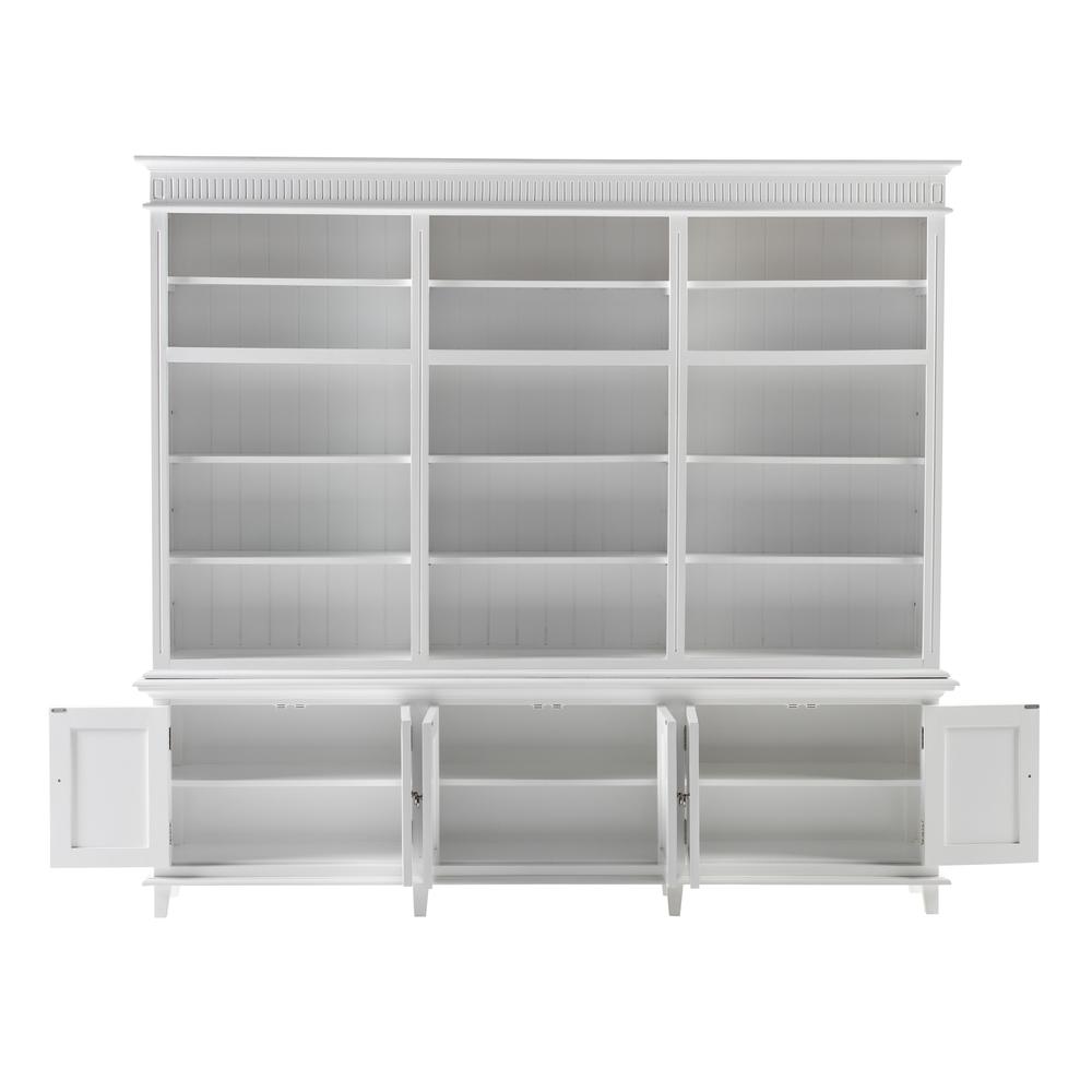 Classic White Triple-Bay Hutch with Adjustable Shelves, Belen Kox. Picture 2