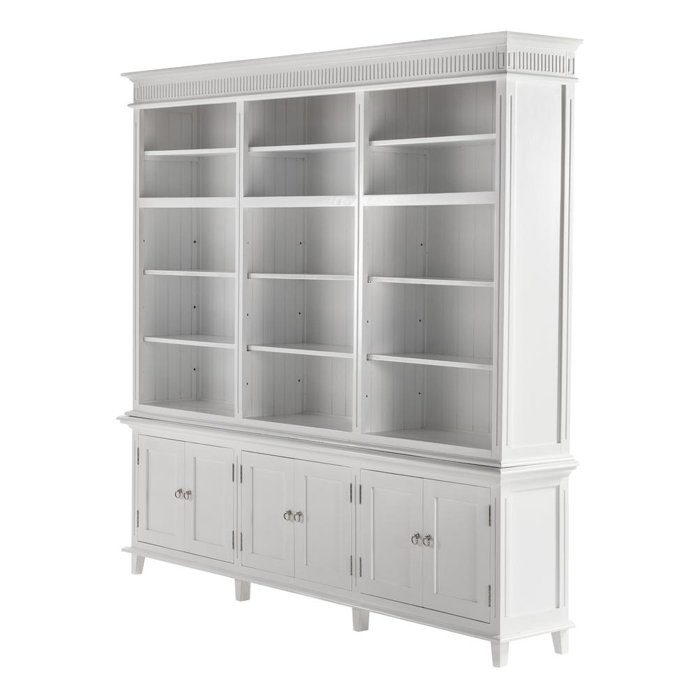 Classic White Triple-Bay Hutch with Adjustable Shelves, Belen Kox. Picture 3