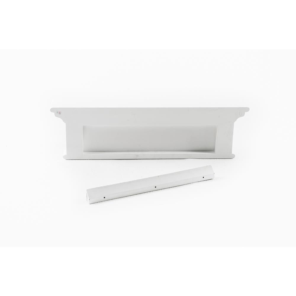 Halifax Classic White 4 Hook Coat Rack. Picture 7