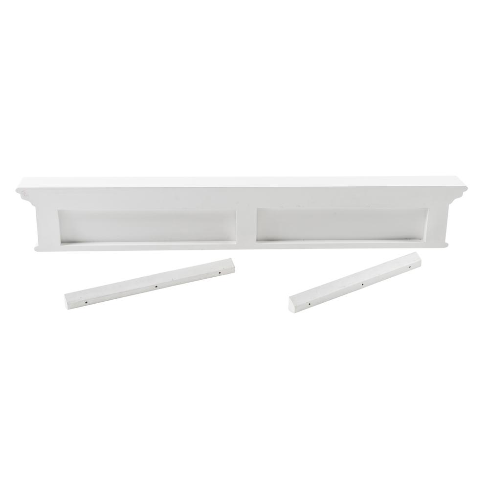 Halifax Classic White 8 Hook Coat Rack. Picture 3