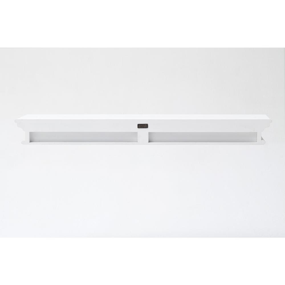 Halifax Classic White Floating Wall Shelf, Extra Long. Picture 12