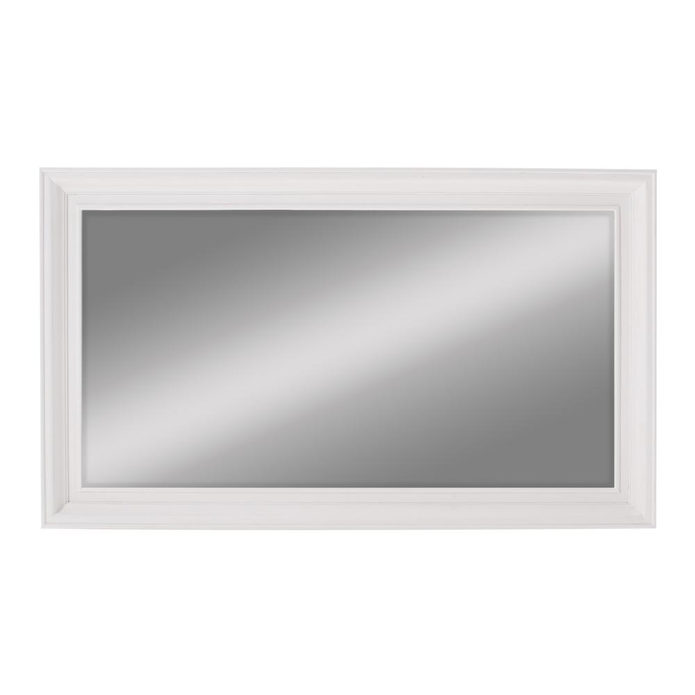 Halifax Classic White Profile Mirror. Picture 1