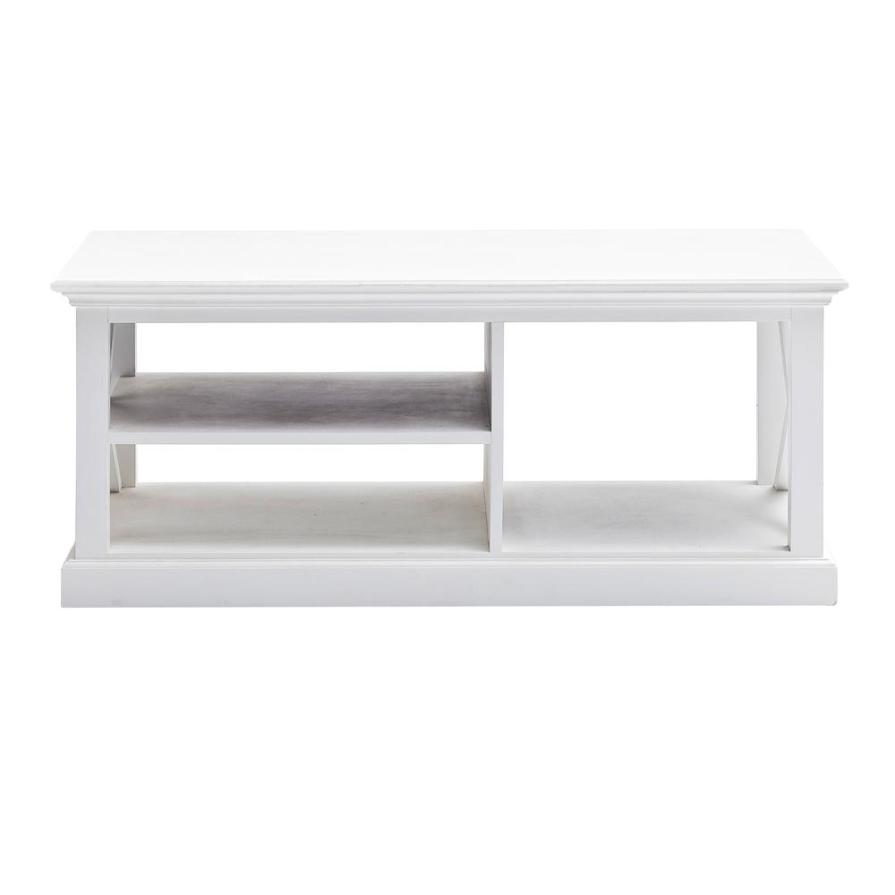 Classic White Low Profile Coffee Table, Belen Kox. Picture 1