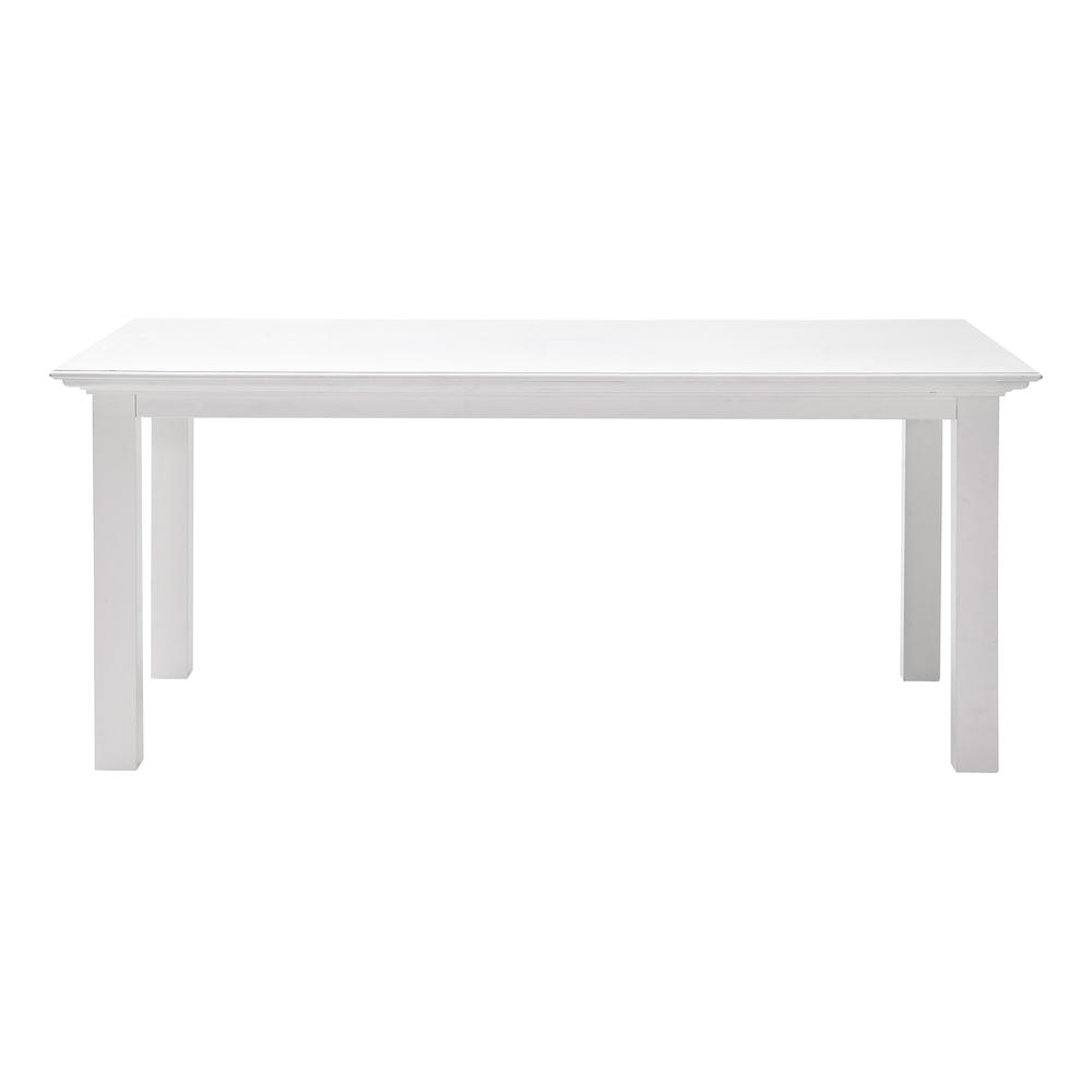 Halifax Classic White Dining Table. Picture 1
