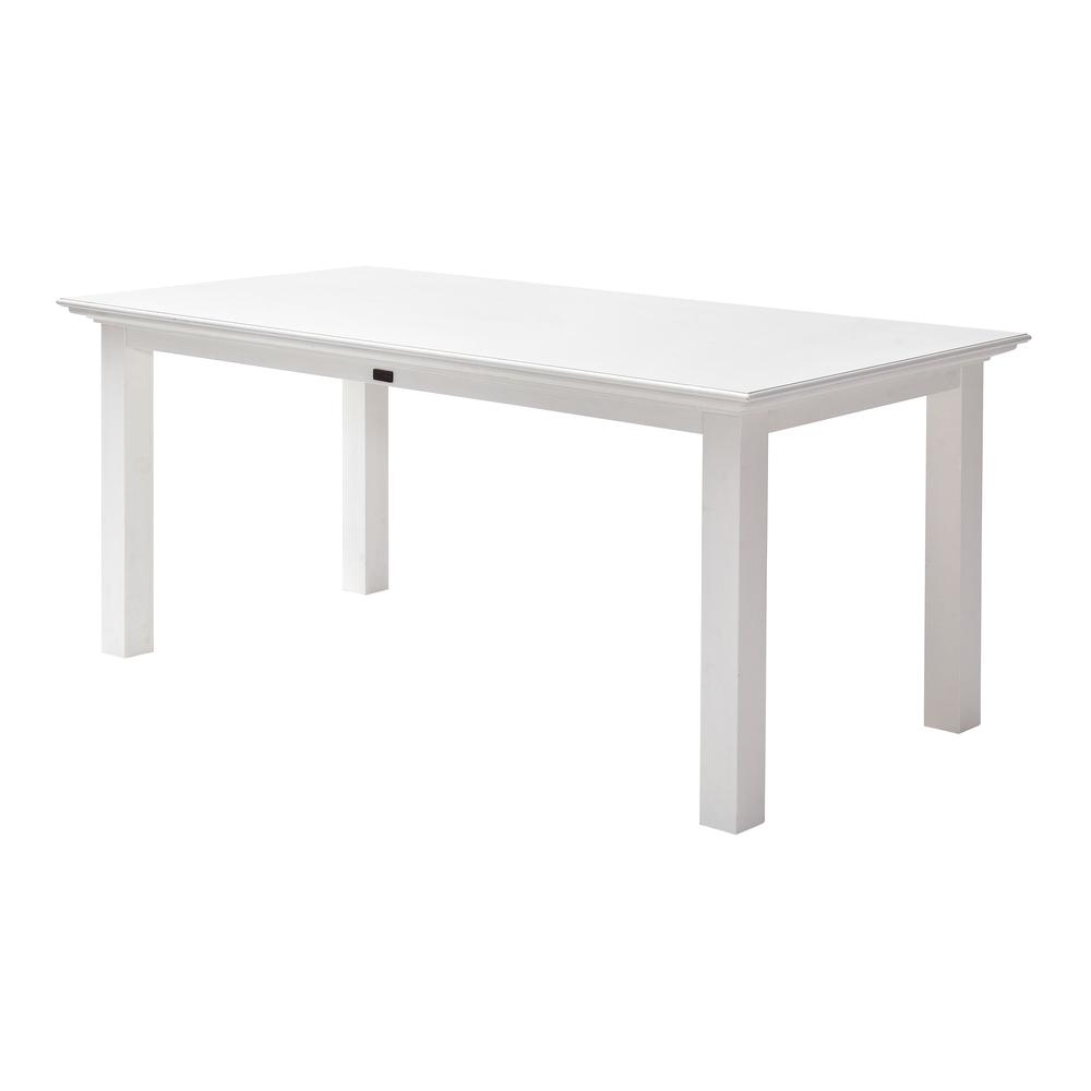 Halifax Classic White Dining Table. Picture 5