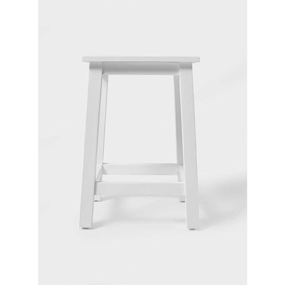 Halifax Classic White Stool. Picture 4