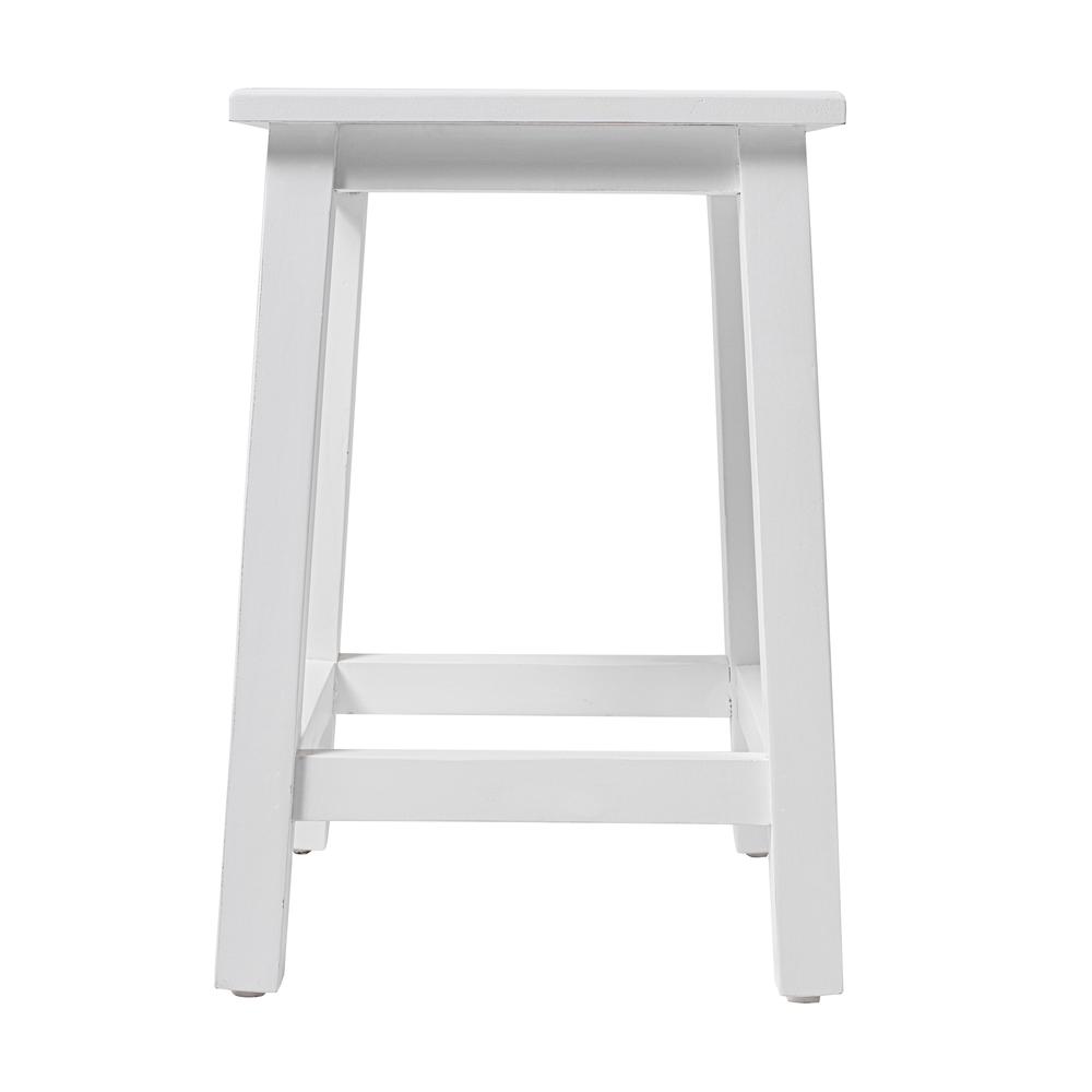 Halifax Classic White Stool. Picture 1