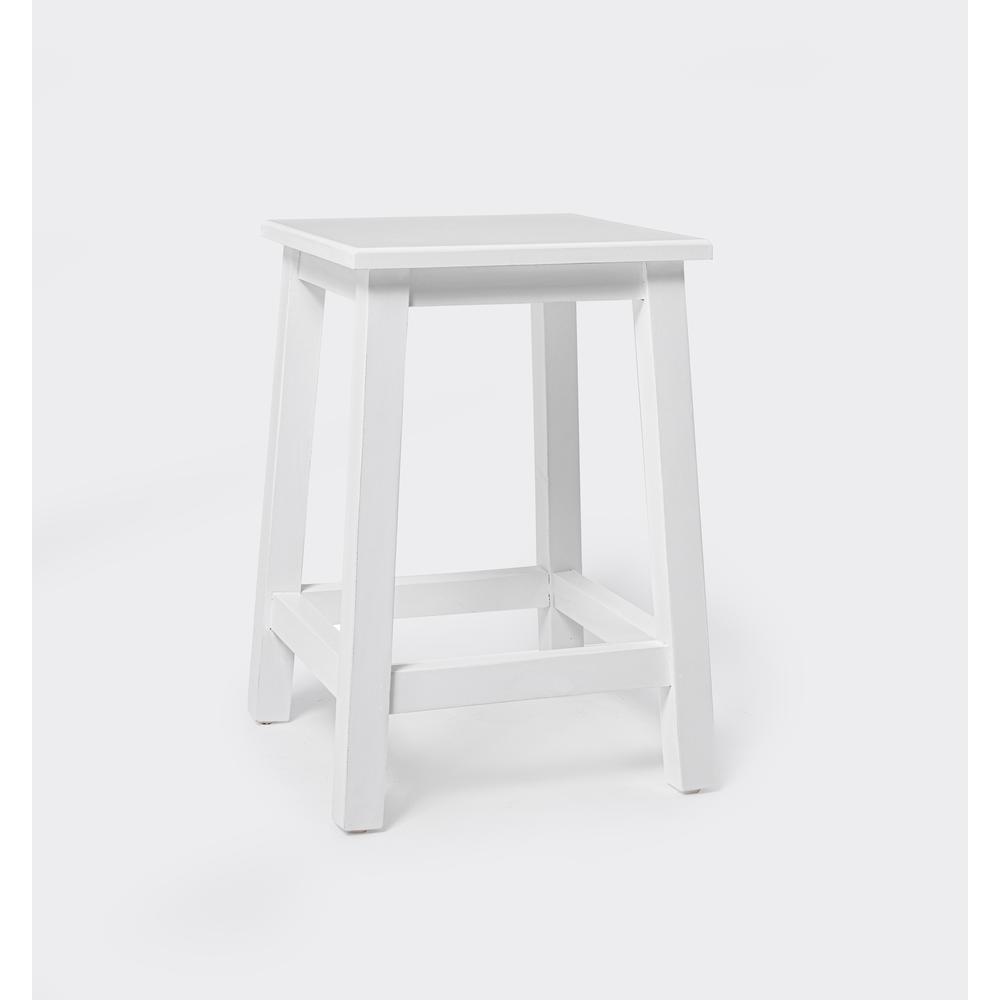Halifax Classic White Stool. Picture 5