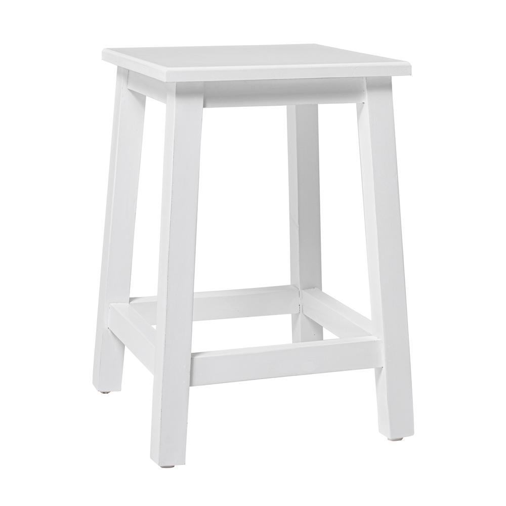Halifax Classic White Stool. Picture 2