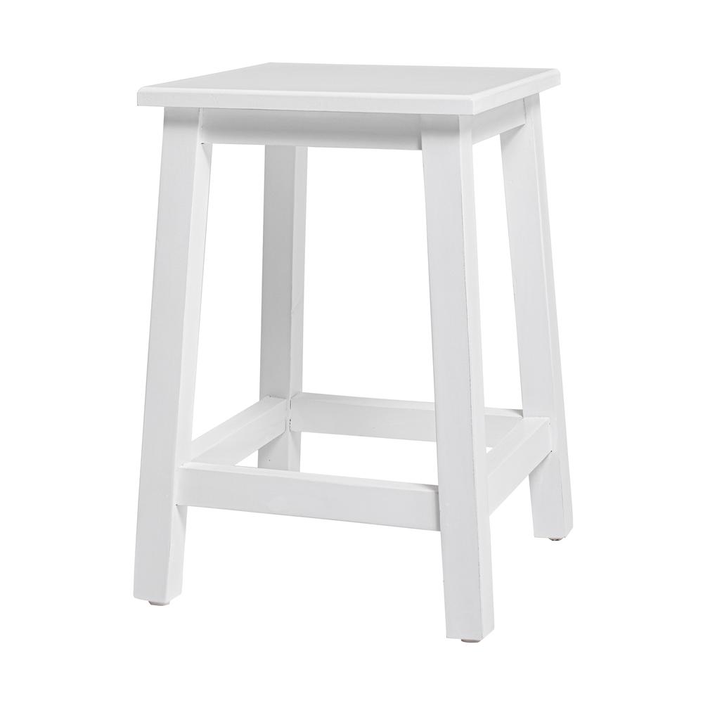Halifax Classic White Stool. Picture 3