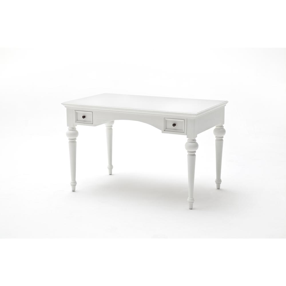 Provence Classic White Secretary Desk with Hutch. Picture 19