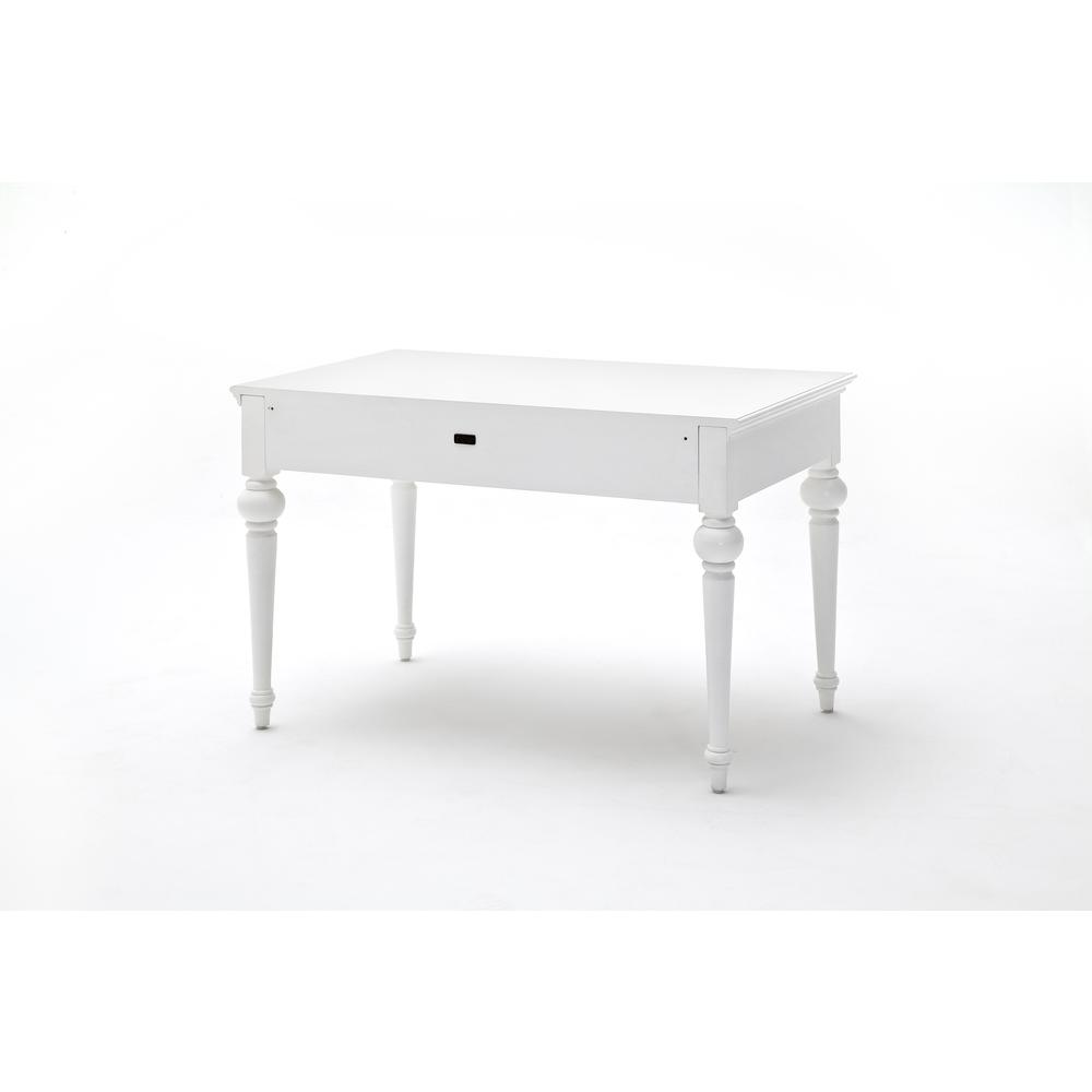 Provence Classic White Secretary Desk with Hutch. Picture 22