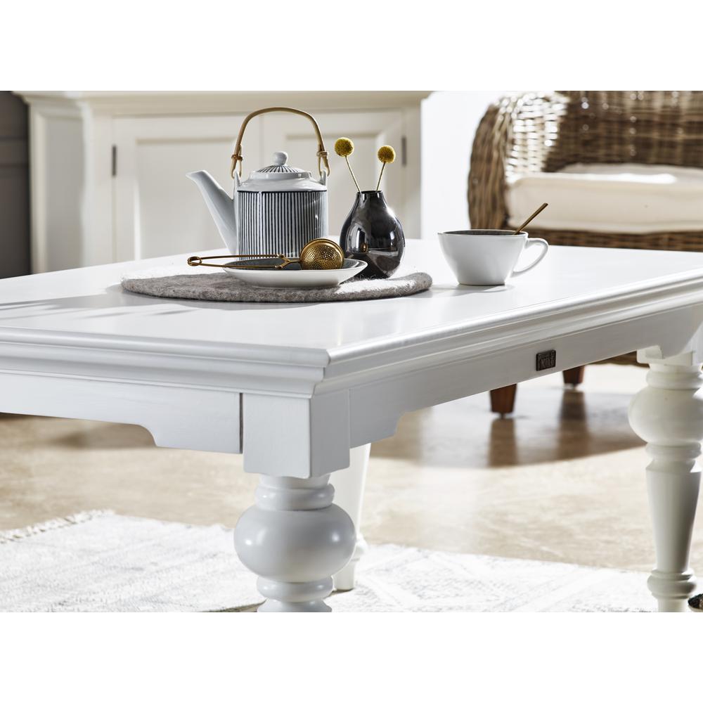 Provence Classic White Rectangular Coffee Table. Picture 5