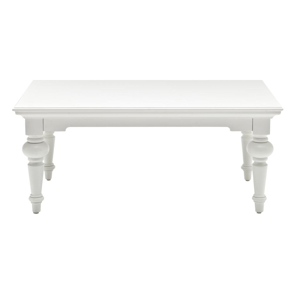 Provence Classic White Rectangular Coffee Table. Picture 1