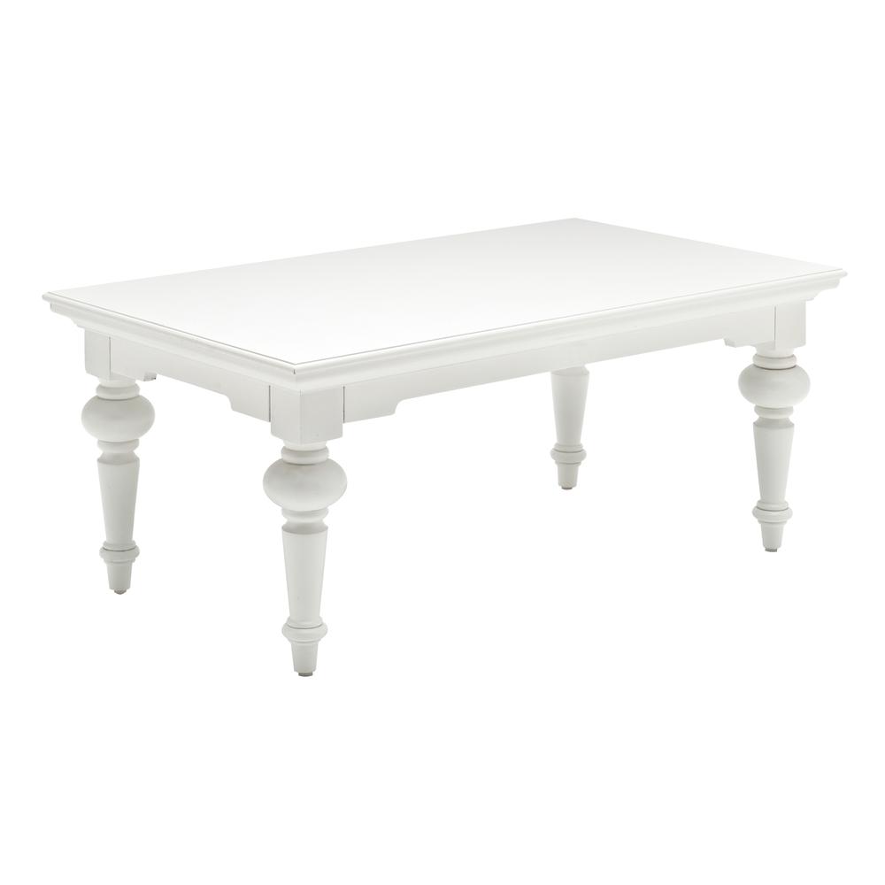 Provence Classic White Rectangular Coffee Table. Picture 2