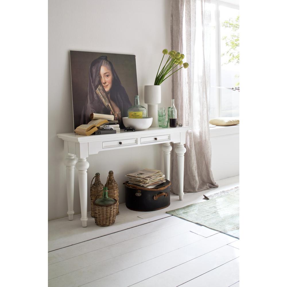 Provence Classic White Console Table. Picture 4