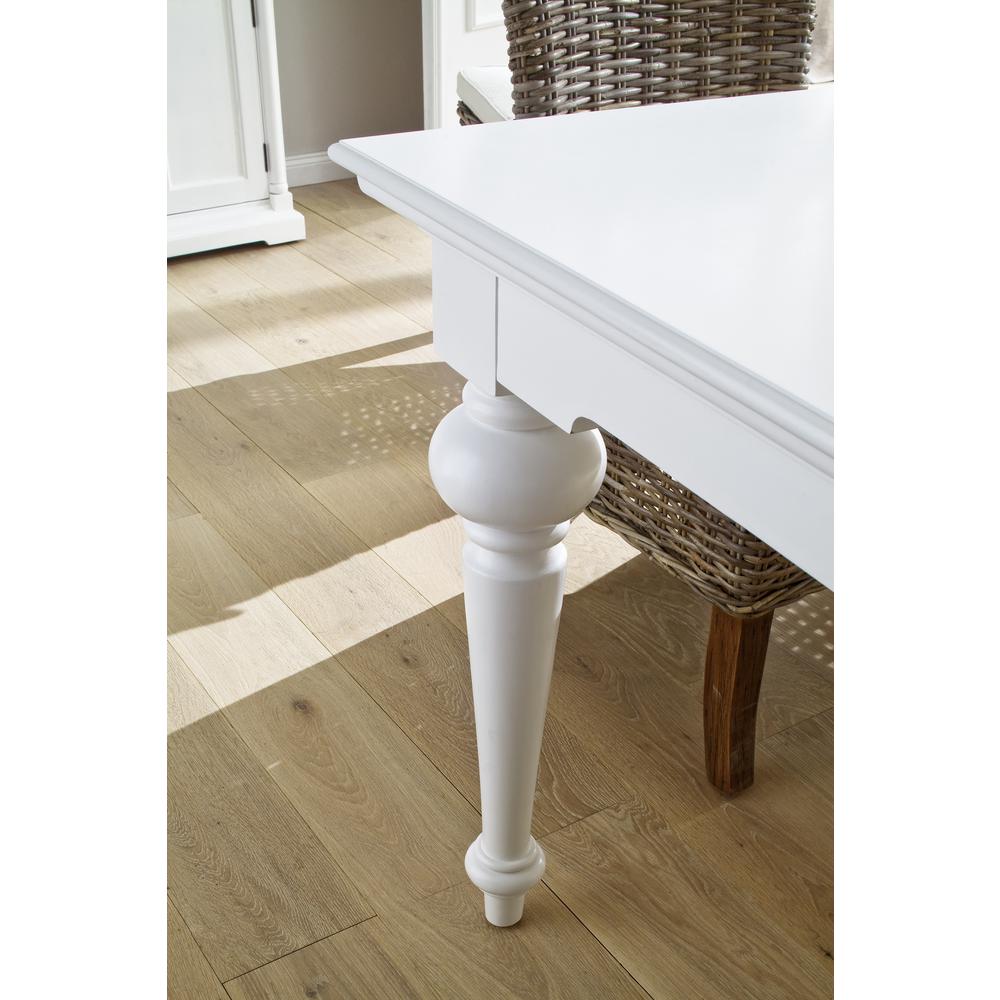 Provence Classic White 71" Dining Table. Picture 6
