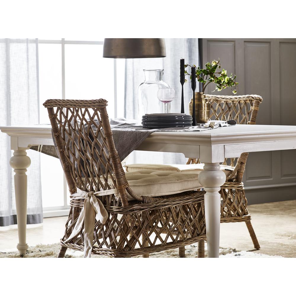 Provence Classic White 71" Dining Table. Picture 10