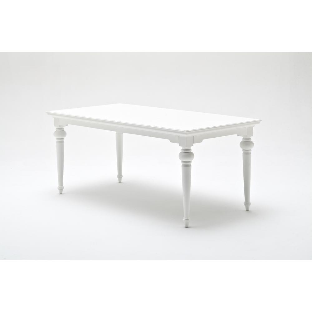 Provence Classic White 71" Dining Table. Picture 15