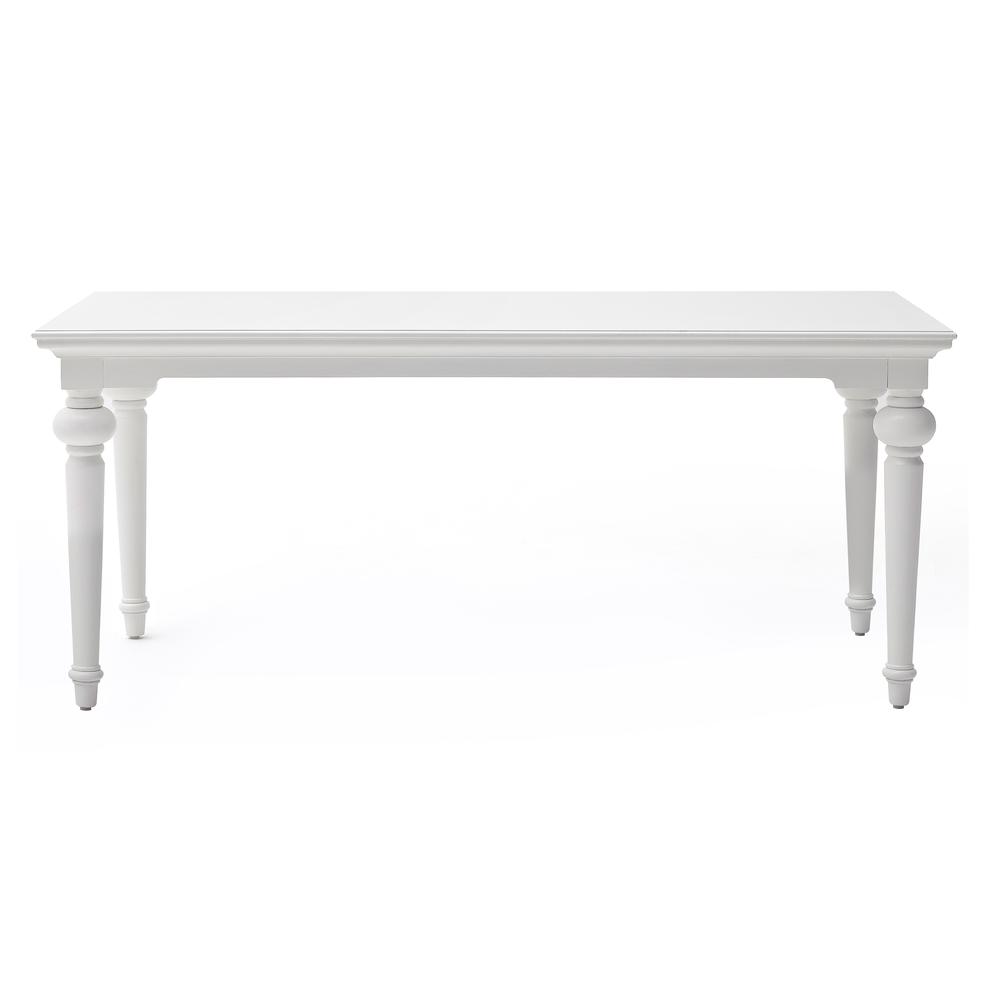 Provence Classic White 79" Dining Table. Picture 1