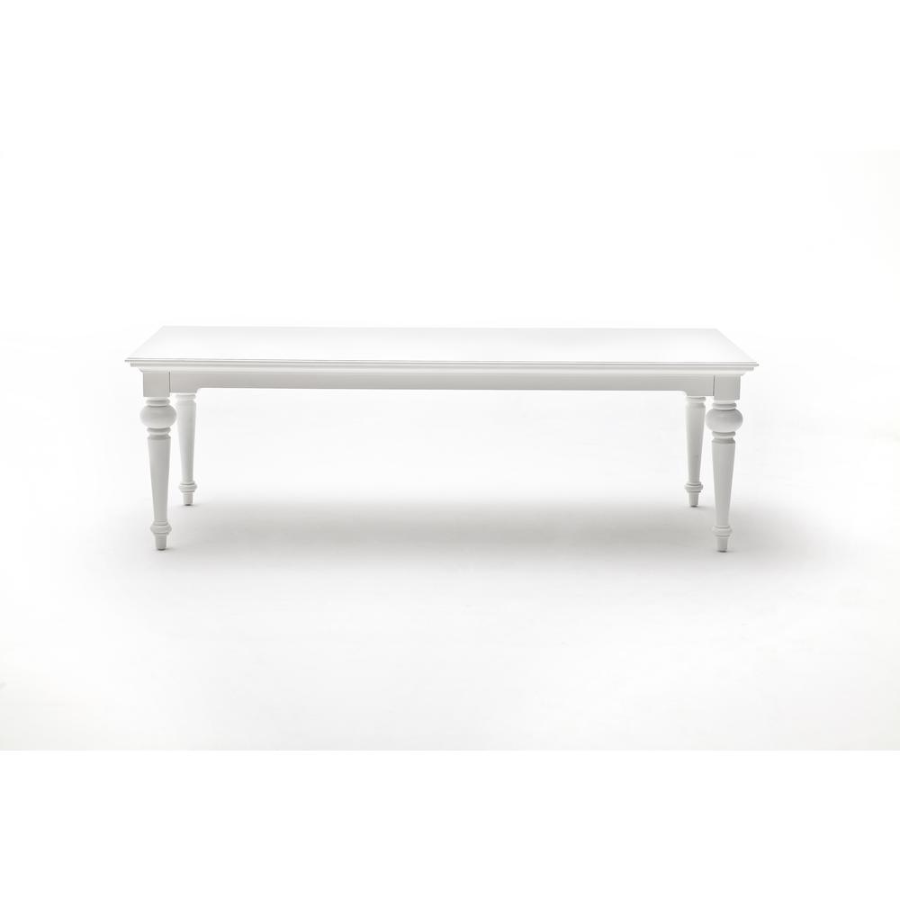 Provence Classic White 94" Dining Table. Picture 11