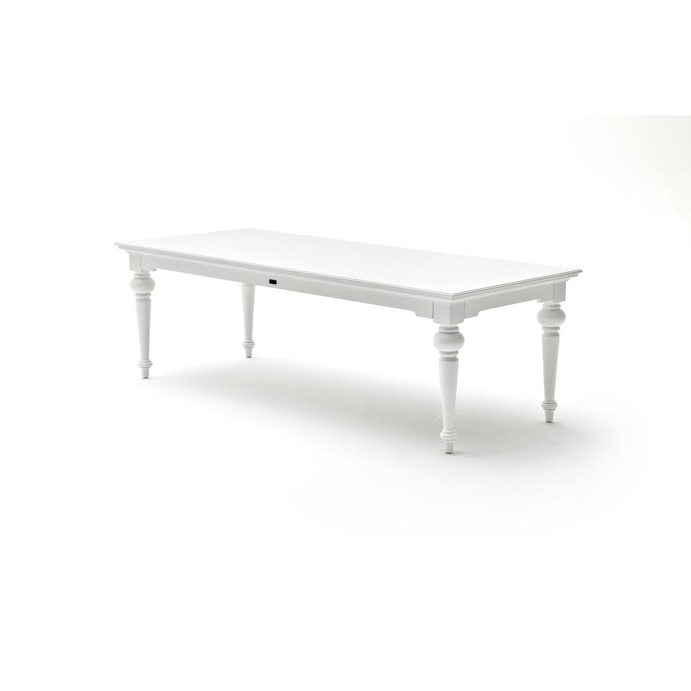 Provence Classic White 94" Dining Table. Picture 13