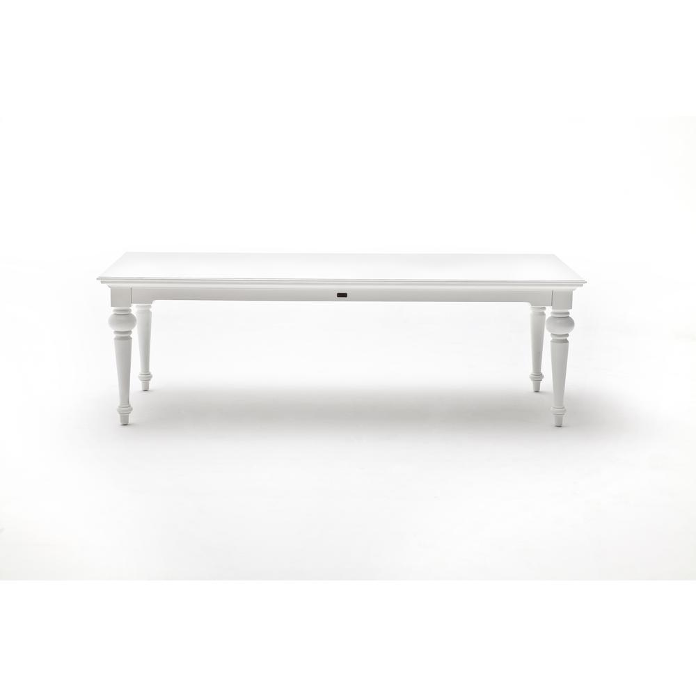 Provence Classic White 94" Dining Table. Picture 14