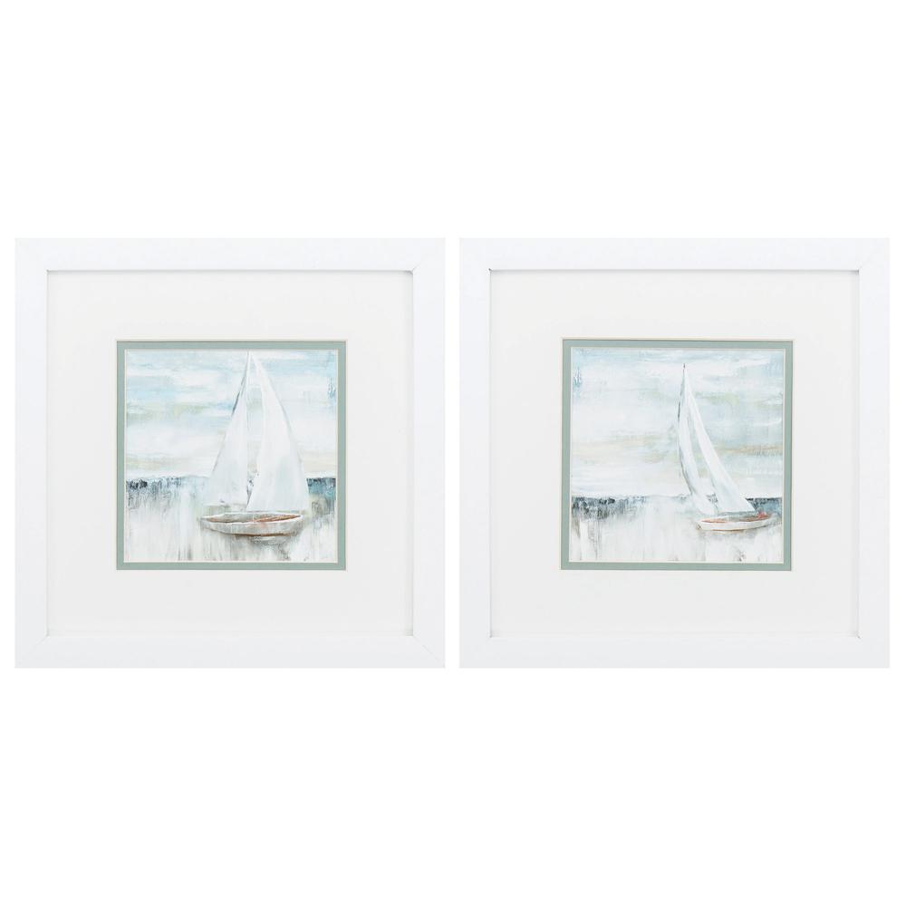 Soft Sail Wall Art, Pack of 2. The main picture.