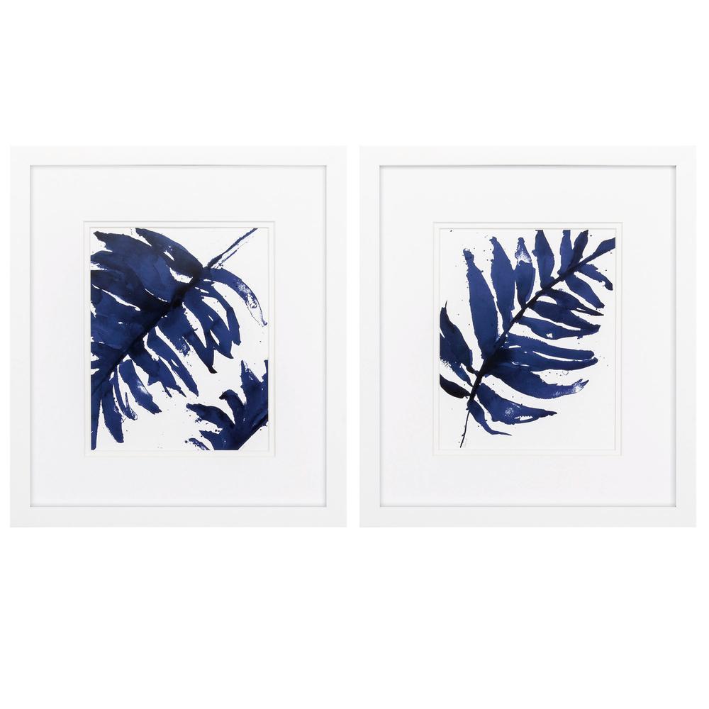 Blue Ferns Wall décor, Pack of 2. The main picture.