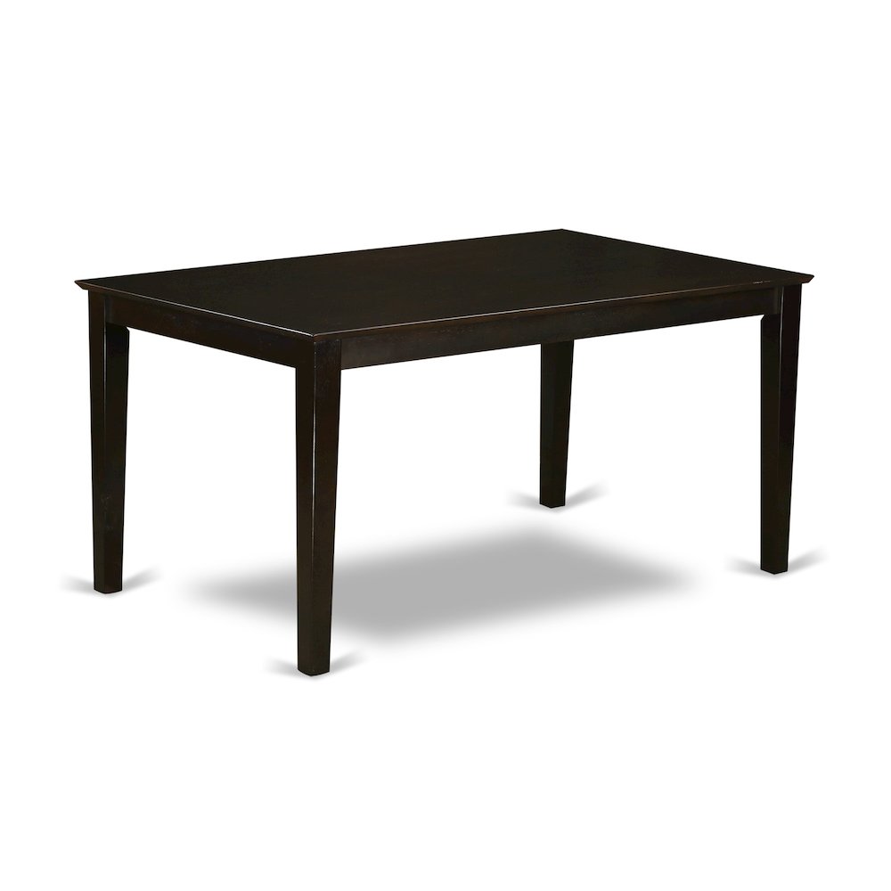 Capri  Rectangular  dining  table  36"x60"  with  solid  wood  top  In  Cappuccino  Finish. Picture 1