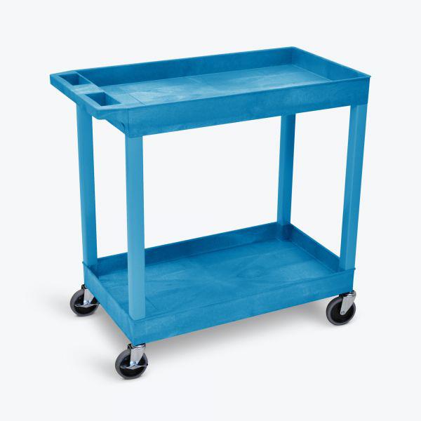 Blue 18X32 2 Tub Cart. Picture 1