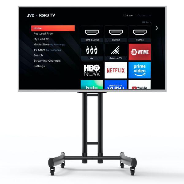 Adjustable-Height Rolling TV Stand. Picture 6