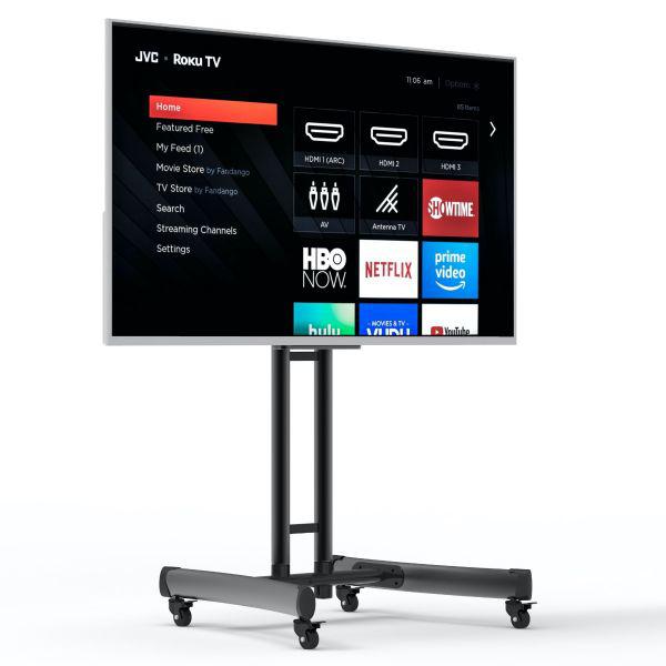 Adjustable-Height Rolling TV Stand. Picture 5