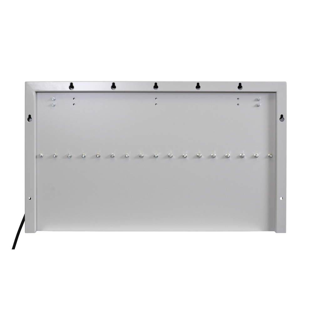 Wall/ Desk Charging Box 16 Tablets/Chromebooks includes a 16 outlet horizontal power strip.. Picture 2