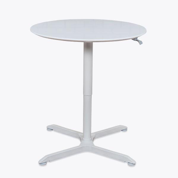 35" Round Table - White. Picture 1