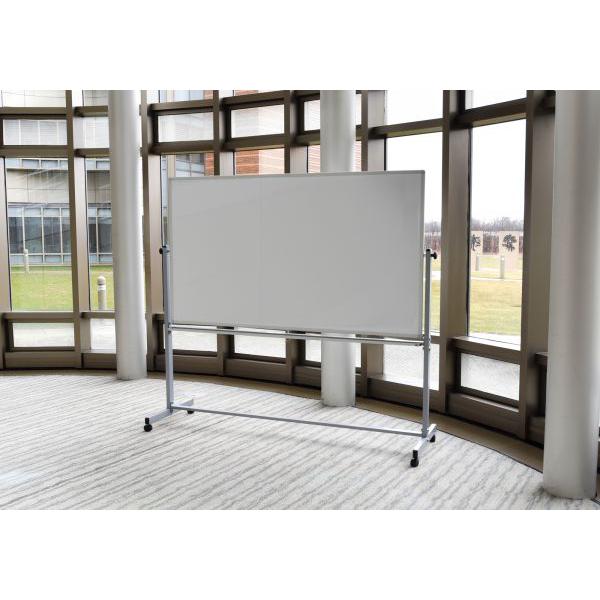 72"W x 48"H Double-Sided Magnetic Whiteboard. Picture 2