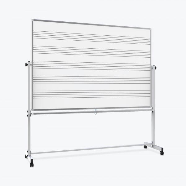 72 x 48 Mobile Music Whiteboard / Whiteboard. Picture 1