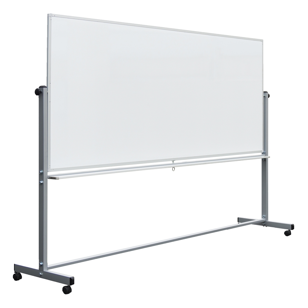 Reversible Magnetic Mobile 96x40 Whiteboard/ Whiteboard. Picture 1