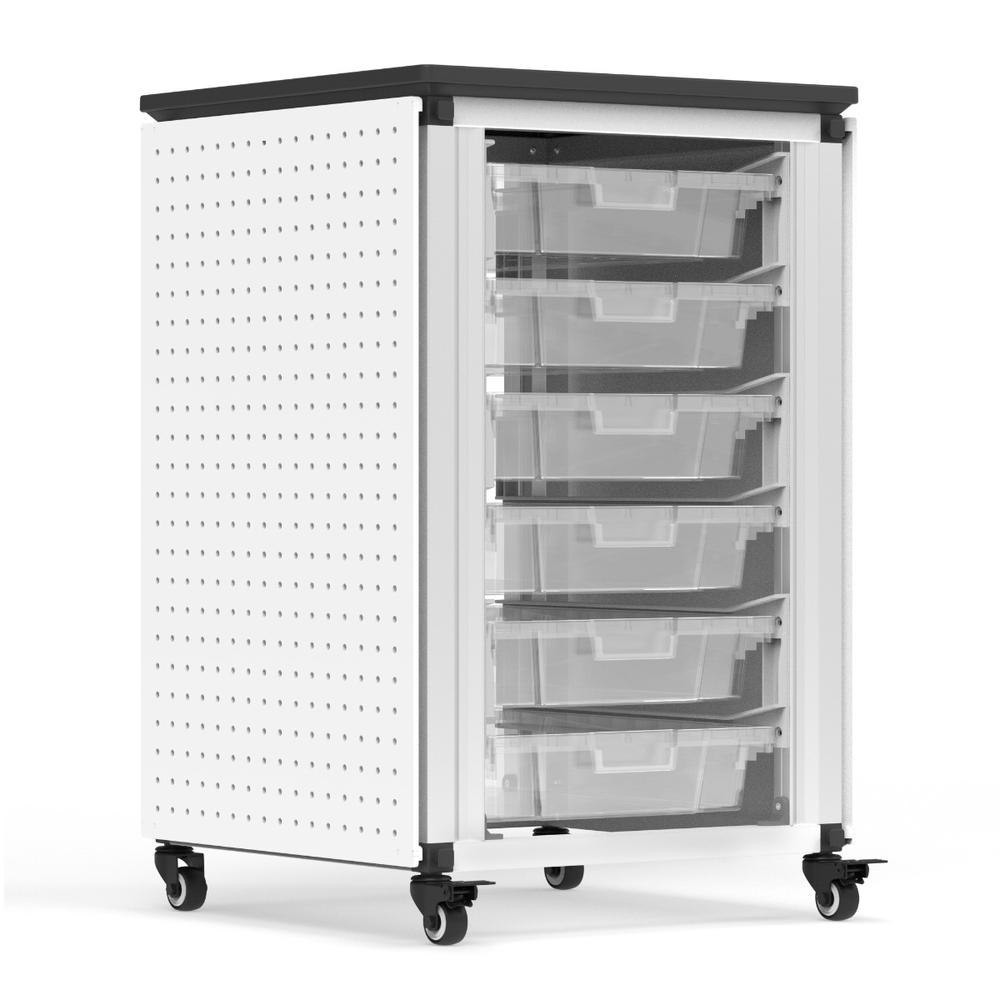 Modular Classroom Storage Cabinet - Single module with 6 small bins. Picture 1