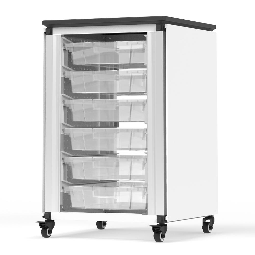 Modular Classroom Storage Cabinet - Single module with 6 small bins. Picture 2