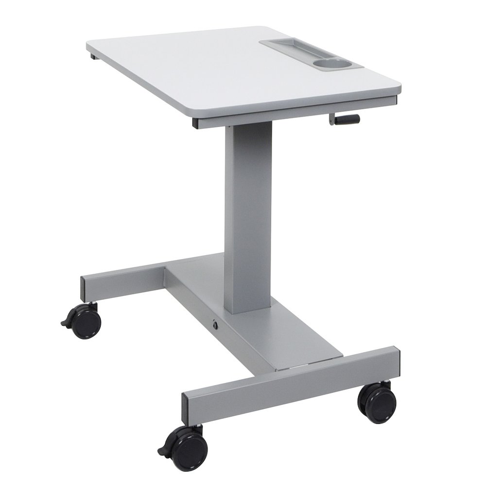 Sit Stand Desk with Crank Handle. Picture 7