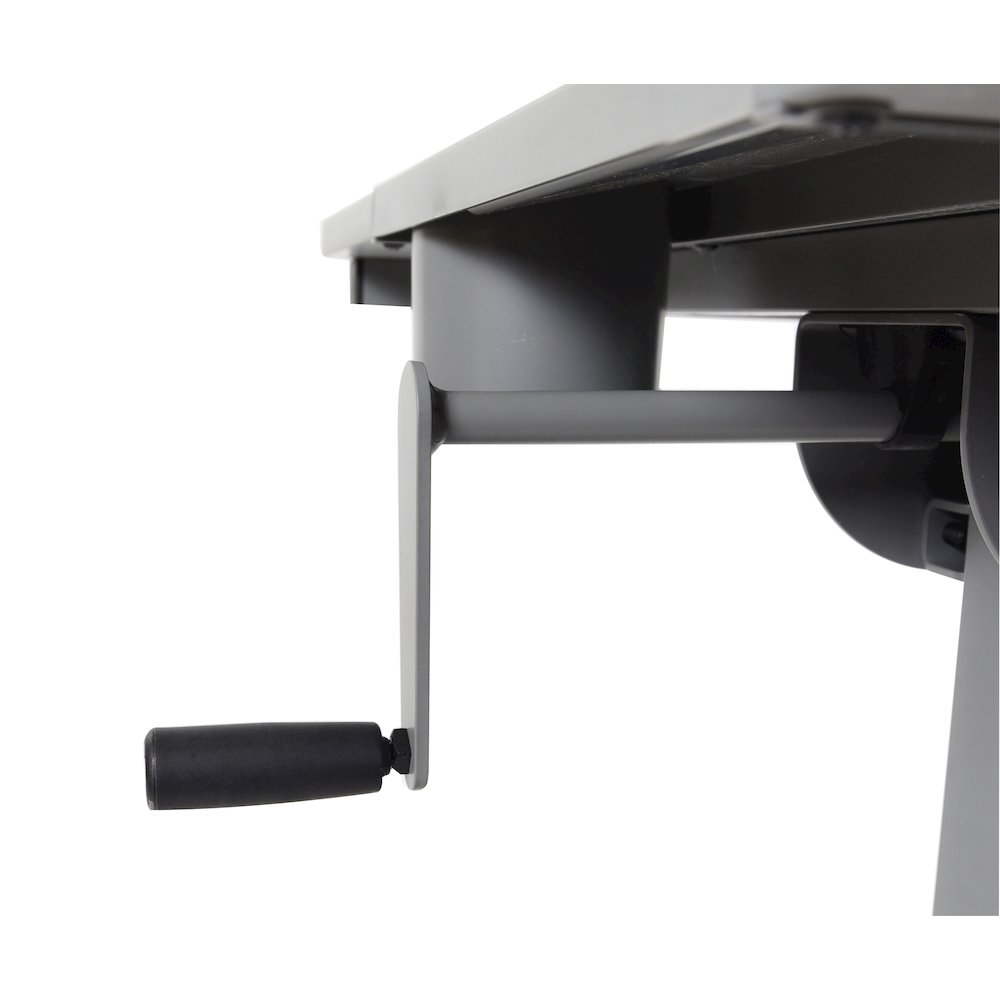 Sit Stand Desk with Crank Handle. Picture 4