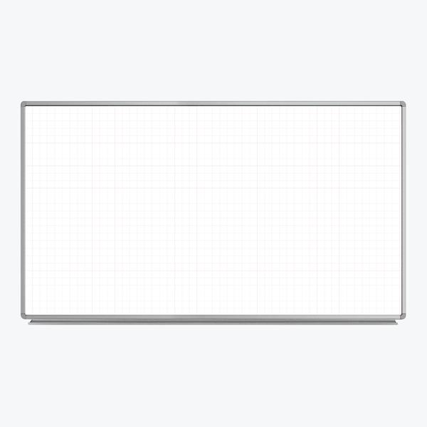 72” x 40” Wall-Mounted Magnetic Ghost Grid Whiteboard. Picture 1
